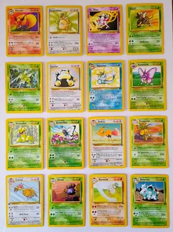 1999 Original Pokemon Jungle 38 Card Lot - plus 2 bonus FREE cards! - Image 1