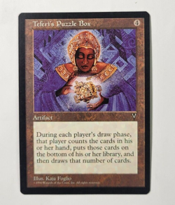 Teferi's Puzzle Box Visions Rare LP+ Magic the Gathering Card - Image 1
