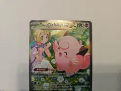 Pokemon Journey Together Lillie's Clefairy EX Card 184/159 Sir Special Illustrat - Image 2
