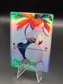 Flannery Sexy Full Art Custom Waifu Card - Holo Foil - Image 2
