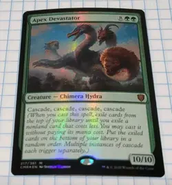 Apex Devastator NM* FOIL Commander Legends ENGLISH 217/361 MTG - Image 1