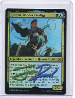 Kinnan, Bonder Prodigy Foil Signed Sketched Artist Proof MTG RARE - Image 1