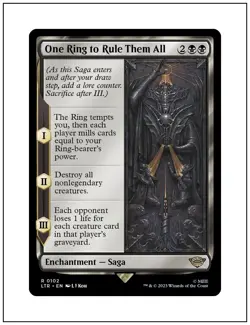 1x One Ring to Rule Them All, Lord of the Rings, Magic MTG NM - Image 1