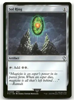 Sol Ring (0356) #356 (NM) Final Fantasy FIC Magic MTG - Image 1
