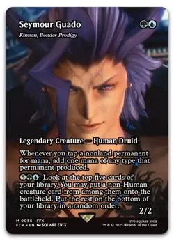 Seymour Guado - Kinnan, Bonder Prodigy (Showcase) #55 NM Final Fantasy Magic MTG - Image 1
