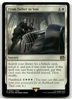 From Father to Son #20 (Foil) (NM) Final Fantasy FIN Magic MTG - Image 1