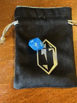 Magic the Gathering Final Fantasy Pinfinity Chocobo pin + Promo Die & Bag MTG - Image 4