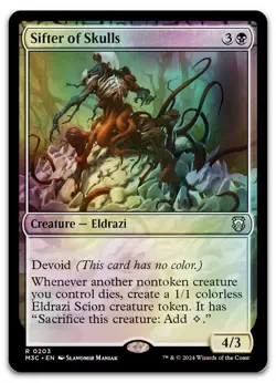 Sifter of Skulls (Ripple Foil) #203 (NM) Modern Horizons 3 M3C Magic MTG - Image 1
