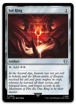 Sol Ring #284 (NM) Lord of the Rings LTC Magic MTG - Image 1