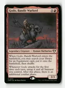 Godo, Bandit Warlord - Commander Masters - #227 - Non-Foil - NM - MTG - Image 1