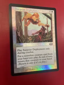 MTG - Surprise Deployment - FOIL - Planeshift - Near Mint To Very Light Play - Image 1