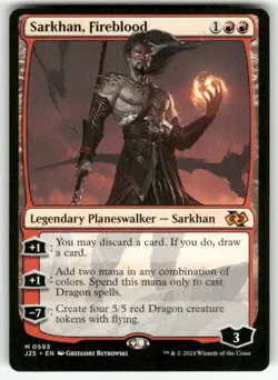 SARKHAN, FIREBLOOD #593 MTG FOUNDATIONS JUMPSTART - Image 1