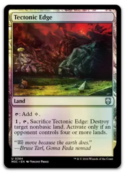 Tectonic Edge (Ripple Foil) #384 (NM) Modern Horizons 3 M3C Magic MTG - Image 1