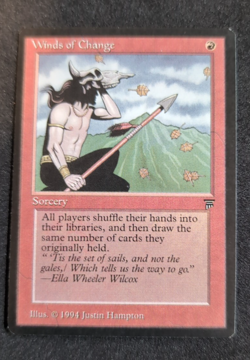 Winds of Change Legends NM-/LP corner ding MTG Magic the Gathering - Image 1