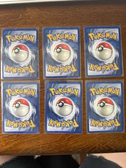 Pokemon Shadowless Base Set Lot Of Six HP Dratini Nidoran Gastly Magnemite - Image 5