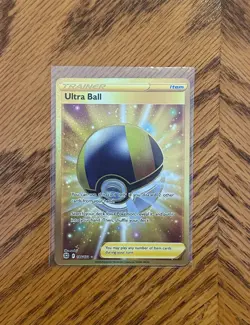 Ultra Ball - 186/172 - Pokemon Brilliant Stars Sword Shield Secret Rare Card NM - Image 1