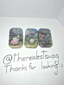 Pokemon TCG Ascended Heroes Mini Tins (Lot of 3) Clefairy, Riolu, Togepi - Image 1