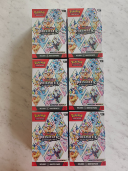 Pokemon TCG - Prismatic Evolutions Booster Bundle - Lot of 6 (SEALED) - Image 1