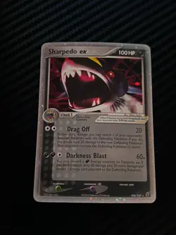 Sharpedo ex 104/107 Deoxys Holo Vintage Pokemon TCG - Image 3