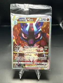 Pokemon Lucario VSTAR SWSH291 Sealed Promo TCG Crown Zenith ETB - Image 1