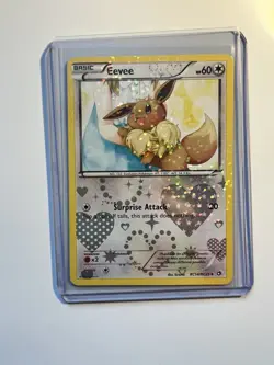 LP Pokemon card TCG Eevee RC14/RC25 Legendary Treasures Holo Radiant Collection - Image 1