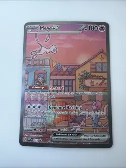 Pokemon TCG Mew EX 053 Scarlet & Violet Promo Holo Full Art - Image 1