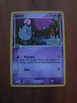 Pokemon - Spoink - Crystal Guardians 62/100 - Reverse Holo - NM - Image 1