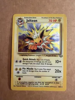 Jolteon Jungle 4/64 Holo Unlimited Pokemon- HP - Image 1