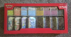 Pokemon TCG Prismatic Evolutions 8 Mini Tin Bundle Costco Exclusive - Image 1