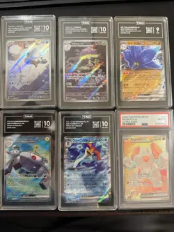 6x Pokemon Slab Lot TAG 10 PSA 10 Japanese AR/EX – Magnezone Quaquaval Regirock - Image 1