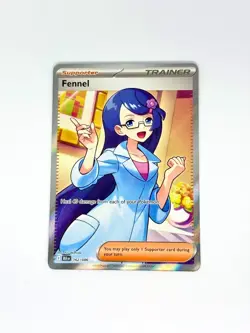 Fennel 162/086 Ultra Rare Pokemon SV: Black Bolt NM English New - Image 1