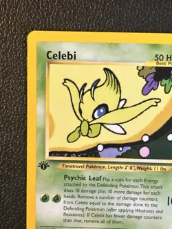Celebi 16/64 1st Edition Neo Revelation Pokemon - Image 2