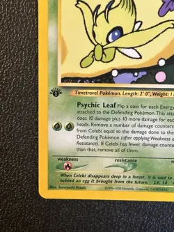 Celebi 16/64 1st Edition Neo Revelation Pokemon - Image 5