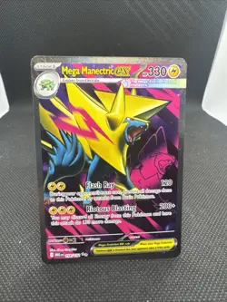 Mega Manectric ex 158/132 Me01: Mega Evolution Holo Pokemon TCG NM - Image 1