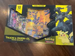 Pokemon Pikachu and Zekrom-GX Tag Team Premium Collection - Game Stop Exclusive - Image 1
