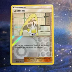 Pokemon: Lusamine - 96/111 - Uncommon - Rev Holo - Crimson Invasion - Image 1
