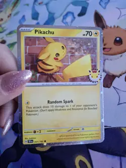Pokemon TCG Pikachu 051/162 Pokemon Day 2026 Stamped Promo & Coin NM - Image 4