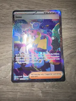 Pokemon TCG Iono Paldean Fates 237/091 Special Illustration Rare (1) - Image 1