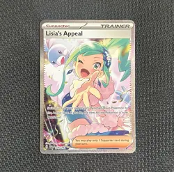 Pokemon Lisia's Appeal 246/191 Sv08: Surging Sparks Holo Full Art FA Trainer NM - Image 1