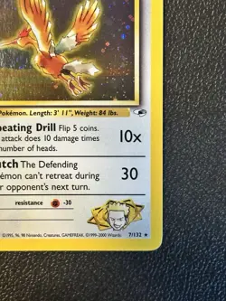 Lt Surge’s Fearow 7/132 Holo Gym Challenge Pokemon - Image 4