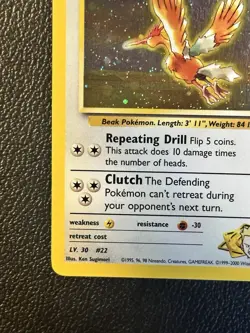 Lt Surge’s Fearow 7/132 Holo Gym Challenge Pokemon - Image 5