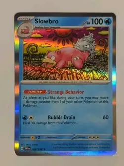 Pokemon TCG - Slowbro 43/198 S&V Base Set - Rare Holographic TCG NM Holo - Image 1