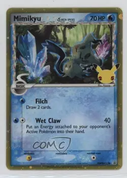 Mimikyu (Celebrations Collection) Holo Pokemon Sword & Shield Black Star - Image 1
