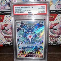 Palafin Illustration Rare PSA 10 💎 2023 Pokemon OBF EN Obsidian Flames #200 - Image 1