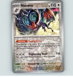 Pokemon Noivern Rare Reverse Holo JTG 128/159 NM - Image 1