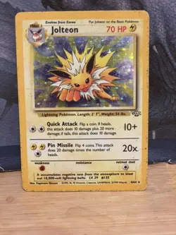 Jolteon 4/64 Jungle Holo HP/DMG Pokemon TCG - Image 4