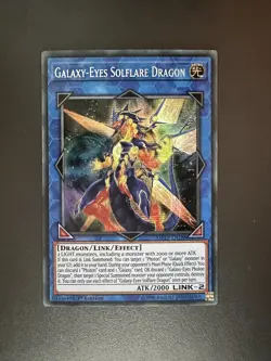 Galaxy-Eyes Solflare Dragon MP19-EN188 Secret Rare 1st Edition NM Yugioh - Image 1