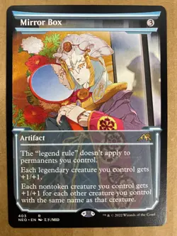 MTG 1x SHOWCASE Mirror Box # 403 Kamigawa Neon Dynasty Magic the Gathering x1 NM - Image 1