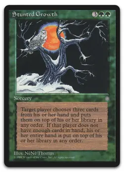 Stunted Growth (LP) Ice Age ICE Magic MTG - Image 1