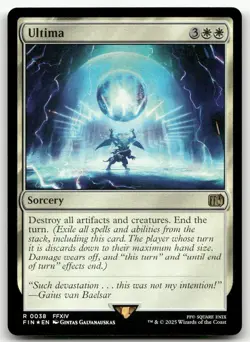Ultima #38 (Foil) (NM) Final Fantasy FIN Magic MTG - Image 1